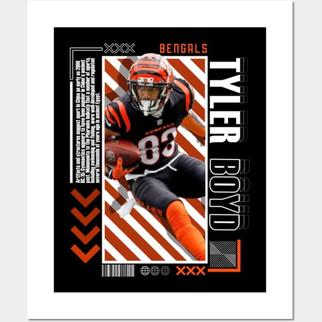 Tyler Boyd Paper Poster Version 10 Wall Art by art.Hamdan